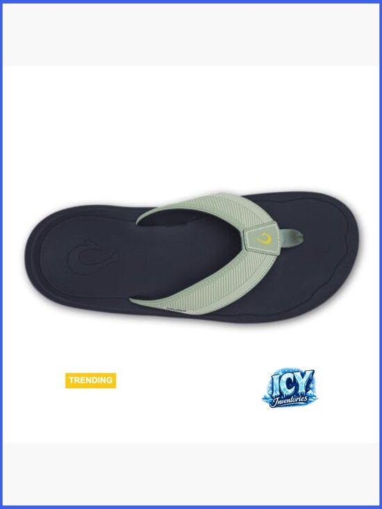 Water-Friendly Flip-Flop Sandals with Arch Support, Superior Traction for Beach